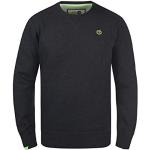 Reduzierte Dunkelgraue Melierte Solid Herrensweatshirts aus Baumwollmischung Größe XL 