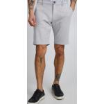 Graue Unifarbene Solid Chino-Shorts aus Kunstfaser für Herren Größe 3 XL 