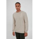 Solid Strickpullover »SDTerence 21105730« Toller Strickpullover mit Zopf-Muster, beige, OATMEAL (130401)