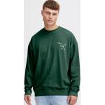 Grüne Unifarbene Solid Rundhals-Ausschnitt Herrensweatshirts Größe XXL 