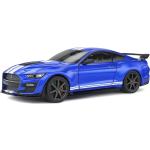 Blaue Solido Ford Mustang Modellautos & Spielzeugautos aus Kunststoff 