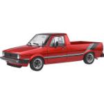 Solido 1:18 Vw Caddy Mk1 Rot Custom Spielzeugmodellauto Rot