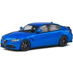 Blaue Solido Alfa Romeo Giulia Modellautos & Spielzeugautos aus Kunststoff 