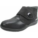Schwarze Solidus Kate Ankle Boots & Klassische Stiefeletten aus Nubukleder Größe 37 