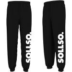 SOLLSO. Sweatpants Pure Logo Big“ Farbe Dark Black Größe 5XL