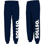 SOLLSO. Sweatpants Pure Logo Big“ Farbe Navy Blue Größe 5XL