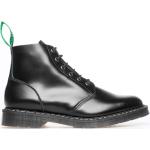 Schwarze Business Solovair Derby Schuhe aus Leder für Herren 