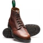 Reduzierte Business Solovair Derby Schuhe in Schmalweite aus Leder für Herren Größe 42,5 