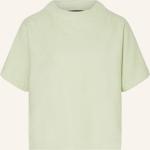 Hellgrüne Someday Cropped Shirts aus Baumwollmischung für Damen Größe S 