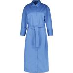 Reduzierte Blaue Someday Herbstkleider aus Baumwolle für Damen Größe S 