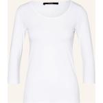 Weiße 3/4-ärmelige Someday Kain T-Shirts aus Baumwollmischung für Damen Größe M 