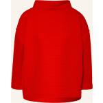 Reduzierte Rote Someday Stehkragen Damensweatshirts Größe S 