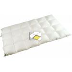 Weiße ARO Artländer Sommerdaunendecken aus Textil maschinenwaschbar 135x200 