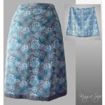 Graue Janet & Joyce Sommerröcke aus Baumwolle für Damen Große Größen für den für den Sommer 