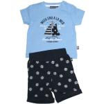 Sommer Set T-Shirt mit Segelboot Stick & Shorts in Navy von WEEK END A LA MER