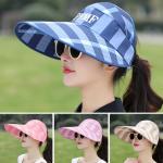 Khakifarbene Snapback-Caps aus Canvas für Damen für den für den Sommer 
