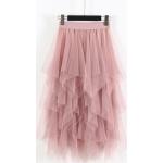 Rosa Festliche Röcke aus Tüll Handwäsche für Damen Einheitsgröße für den für den Sommer 