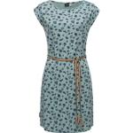 Sommerkleid RAGWEAR "Manndy Dress" blau (aquablau) Damen Kleider Freizeitkleider leichtes Jersey-Kleid in maritimer Optik