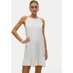 Weiße Vero Moda Sommerkleider für Damen Übergrößen für den für den Sommer 