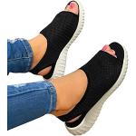 Schwarze Elegante Orthopädische Schuhe in Spezialweite orthopädisch für Damen Größe 41,5 für den für den Sommer 