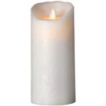 Weiße 18 cm Sompex LED Kerzen mit beweglicher Flamme 