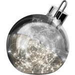 Silberne Sompex Runde Dekoleuchten & Dekolampen mit Ornament-Motiv aus Chrom mit Timer 