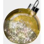 Sompex Ornament XXL Weihnachtskugel mit LED Ø 30 cm Gold