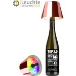 Goldene Sompex Runde Designer Tischlampen Farbwechsel | RGB 