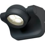 Sonderposten - Osram LED Wandleuchte Endura Style Hemisphere 6W/830 360lm warmweiß nicht dimmbar dunkelgrau IP44