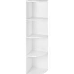 Reduzierte Weiße Songmics Bücherregale aus Holz Breite 100-150cm, Höhe 100-150cm, Tiefe 0-50cm 