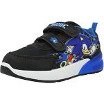 Schwarze Sonic Low Sneaker mit Klettverschluss für Kinder Größe 29 