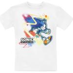 Weiße Sonic Rundhals-Ausschnitt Kinder T-Shirts Größe 164 