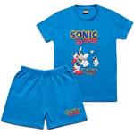 Blaue Sonic Hosen und Oberteile für Kinder 2-teilig für den für den Sommer 