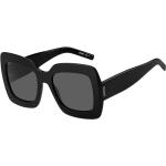 Schwarze HUGO BOSS BOSS Runde Runde Sonnenbrillen für Damen 