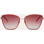 Rote FURLA Metallsonnenbrillen für Damen 