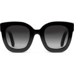 Schwarze Gucci Runde Runde Sonnenbrillen aus Acetat für Damen 
