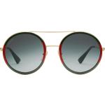 Sonnenbrille mit rundem Rahmen aus Metall