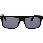 Schwarze Tom Ford Sonnenbrillen polarisiert für Herren 
