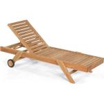 Sonnenpartner Gartenmöbel Holz aus Teakholz mit Rollen Breite 50-100cm, Höhe 50-100cm, Tiefe 200-250cm 