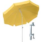 Goldgelbe Schneider Schirme Ibiza Sonnenschirmhalter aus Polyester 