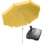 Anthrazitfarbenes Schneider Schirme Ibiza Rundes Sonnenschirm-Zubehör aus Polyester 