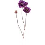 Violette Kunstblumen aus Kunststoff 