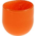 Orange Teelichthalter 
