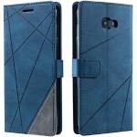 Blaue Samsung Galaxy J4 Cases 2018 Art: Flip Cases mit Bildern aus Leder 