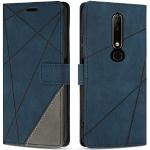 Blaue Nokia 6.1 Cases Art: Flip Cases mit Bildern aus Silikon 