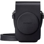 Schwarze Sony LCS Taschen aus Leder 