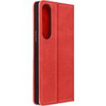 Rote Elegante Sony Xperia 1 Cases Art: Flip Cases aus Kunstleder 