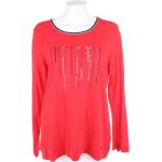 Soquesto Longsleeve-Shirt Print Sequins D 40 red NEW