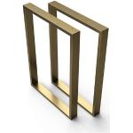 Goldene Moderne Tischgestelle & Tischkufen aus Metall Breite 0-50cm, Höhe 0-50cm, Tiefe 0-50cm 