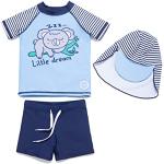 Soui Baby Junge Sonnenschutzkleidung zweiteilig Kleidung Set UV-Schutz 50+ Badeanzug (Schlafender Koala, 9-12Months)